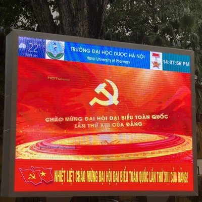 Trường Đại học Dược Hà Nội chào mừng Đại hội XIII của Đảng