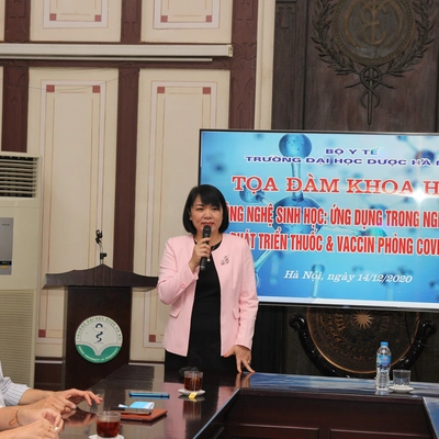 TỌA ĐÀM KHOA HỌC CÔNG NGHỆ SINH HỌC: ỨNG DỤNG TRONG NGHIÊN CỨU PHÁT TRIỂN THUỐC VÀ VACCIN PHÒNG COVID 19