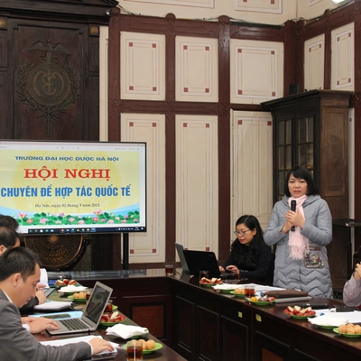 BẢN TIN BUỔI HỌP TỔNG KẾT CÔNG TÁC HTQT 2020  VÀ ĐỊNH HƯỚNG 2021