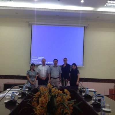 The visit of the delegation from Deutsche Gesellschaft für Internationale Zusammenarbeit (GIZ) on exchange program with GIZ, Chulalongkorn University and Hanoi University of Pharmacy.