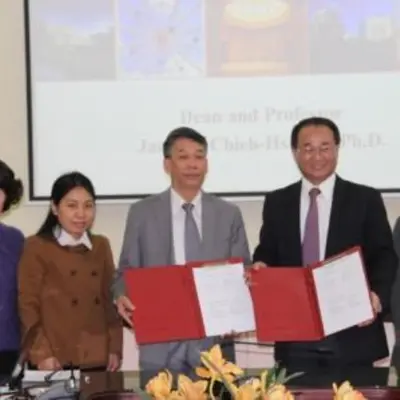 Meeting with the delegation of Taipei Medical University, Taiwan