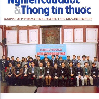 Tạp chí Nghiên cứu dược và Thông tin thuốc số 1 năm 2016